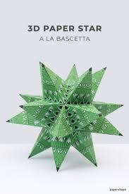 Step By Step How To Make A Huge 3d Star From Paper For