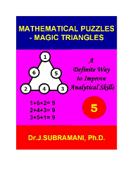 Math crossword puzzle # 13 place value (thousands, hundreds); Pdf Mathematical Puzzles Magic Triangles