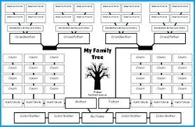Excel Family Tree Template Family Tree Lesson Plans Large Tree Templates For Designing A Blank Family Tree Template Free Family Tree Template Family Tree Chart