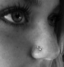 Cute Nose Piercings Double Piercing Same Side Nose Piercing Jewelry Nose Piercing Stud Double Nose Piercing