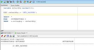 How Do I Declare And Use Variables In Pl Sql Like I Do In T Sql Stack Overflow
