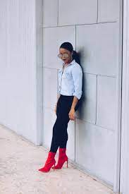 Ajh Black Dress Red Boots Hrdsindia Org