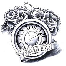 Military tattoos military tattoo designs are usually centered around the pride a person has in his branch, unit, and country. Timeless Clock With Roses Tattoo Design Vintage Clock Tattoos Clock Tattoo Design Clock Tattoo