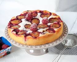 Gateau Facile Aux Quetsches Et Aux Framboises Et Si C Etait Bon