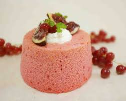 Angel Cake Figue Groseille Mini Cakes Pastry Desserts Chiffon Cake