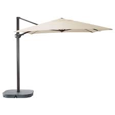 Seglaro Svarto Hanging Umbrella With Base Tilting Beige Dark Gray Ikea In 2021 Patio Umbrella Patio Umbrellas Patio Umbrella Covers