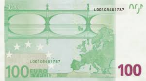 One hundred euro note <100 euro note>curr.eu. Der Euro