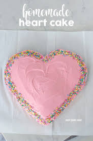 Birthday Cake Heart Shaped Cake Decorating Ideas How To Make A Heart Cake Heart Shaped Cakes Heart Birthday Cake Homemade Birthday Cakes