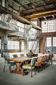 Vintage Industrial Dining Industrial Interior Design Loft Decor Industrial House