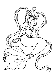 37+ anime mermaid coloring pages for printing and coloring. Mermaid 147205 Characters Printable Coloring Pages