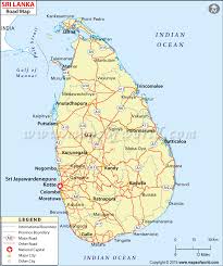 Sri Lanka Road Map