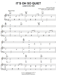 Bjork it's oh so quiet afishafm.ru 320 kbps. Lucy Woodward It S Oh So Quiet Jetzt Ist Es Still Sheet Music Notes Download Pdf Score Printable