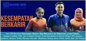 Adalah perbankan milik pemerintah yang memiliki peran penting dalam meningkatkan ekonomi kerakyatan, baik dilakukan. Lowongan Kerja Bank Bri Jayapura Posisi Frontliner Rekrutmen Lowongan Kerja Bulan Januari 2021