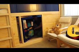 Kura Transformed Into Bed Play Structure Combo Secret Rooms Ikea Bed With Slide