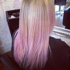 Have Your Blonde Fade Perfectly To A Rosy Pink Hair Styles Pink Ombre Hair Pastel Pink Hair