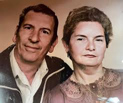 Don Vidal Gutiérrez y su esposa doña Nidia que en paz descansen.