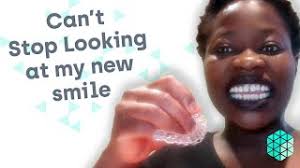 I can't stop looking at my new smile!