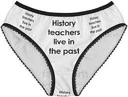 History Teachers Panties, History Teachers Underwear, Briefs, Cotton  Briefs, Funny Underwear, Panties For Women (X-Small) Black at Amazon  Women's Clothing store