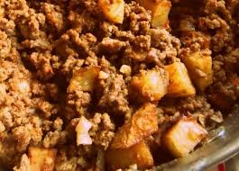 Mom S Beef Picadillo With Potatoes Hispanic Kitchen Recipe Mexican Food Recipes Picadillo Beef Picadillo