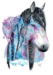 I Paint The Beauty I See In Animals To Remind Us To Preserve Nature Animal Art Watercolor Horse Horse Drawings
