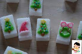 Zollette di zucchero decorate : Zollette Di Zucchero Decorate A Tema Natalizio Temi Natalizi Zollette Di Zucchero Natale