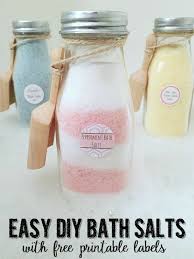Diy Bath Salts Avec Images Sels De Bain Diy Sels De Bain Maison Sel De Bain