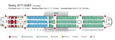 Air China Airlines Boeing 777 300er Aircraft Seating Chart