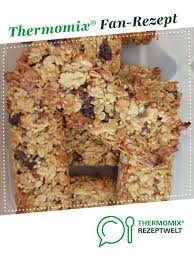 Musli Riegel Mit Nussen Haferflocken Quinoa Und Cranberries Rezept Musliriegel Rezepte Quinoa