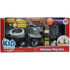 Kid Connection Kitchen Play Set Walmart Com In 2020 Kids Connection Kids Play Kitchen Kid Connection Toys