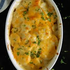 Remove and immerce in ice water to stop the cooking process. Ruth S Chris Potatoes Au Gratin
