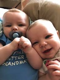 Our sweet babies are doing amazing and growing like crazy! We had our 20  week ultrasound and both babies did amazing. We turned away so we wouldn't  see any genders being revealed