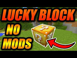 How to make a lucky block in minecraft using no mods: How To Get A Working Lucky Block In Minecraft Minecraft Console Pe Java Lucky Block No Mods Youtube