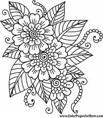 We have vases and bouquets, flower patterns, a bird or a butterfly. Adult Flowers Coloring Pages Coloring Home
