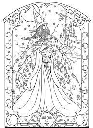 Train coloring pages free printable 51772. Wizard Coloring Page