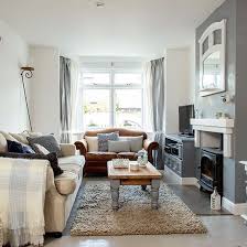 Cosy Grey And White Living Room White Living Room Decor Brown Living Room Brown Living Room Decor