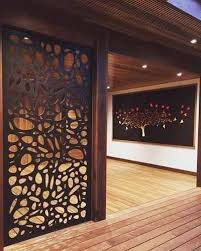 Panel Decorativo Biombo Divisor De Ambientes Mdf En Crudo 1 950 00 Separador De Ambientes Madera Divisorias De Pared De Cuarto Paneles Decorativos Madera