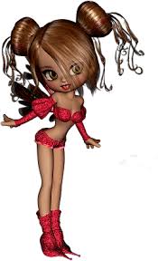 Resultado de imagem para mini gifs de bonequinhas