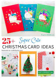 30 Simple Christmas Cards Kids Can Make Christmas Cards Kids Simple Christmas Cards Christmas Cards Handmade
