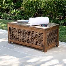 The secret to adding some personality to your outdoor space? Epwall Acacia Outdoor Patio Storage Box Aiden Lane Target