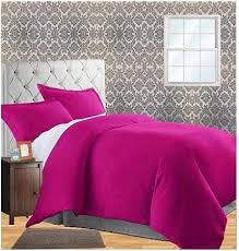 For iphone x/xs hot pink rose gold tuff hard tpu hybrid rhinestone case cover. Hot Pink Duvet Cover Set With Fitted Sheet Aanyalinen