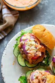 How to make grilled chicken burger at home. Greek Grilled Chicken Burgers With Roasted Red Pepper Tzatziki Sauce