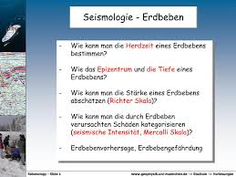 Die internationale bewertungsskala für nukleare und radiologische ereignisse (abkürzung ines von englisch international nuclear and radiological event scale) ist eine festlegung für sicherheitsrelevante ereignisse, im speziellen störfälle und atomunfälle in kerntechnischen anlagen, insbesondere die sicherheit von kernkraftwerken betreffend. Ppt Seismologie Erdbeben Powerpoint Presentation Free Download Id 934661
