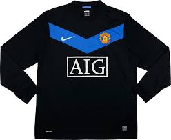 ✓ express delivery available ✓buy now, pay later. 2009 10 Manchester United Away L S Shirt Good L Classic Retro Vintage Football Shirts