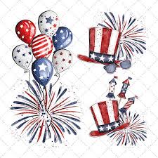 4th of july clip art set 4th of july clip art set with various items and two kids 4th of july clipart stock illustrations. Independance Day Watercolor Clipart 4th Of July Clipart Etsy 4th Of July Clipart Fourth Of July Crafts For Kids 4th July Crafts