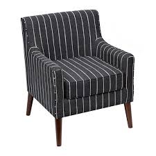 Black And White Striped Accent Chair Black And White Striped Evie Accent Chair Kirklands