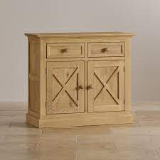 Coastal French Washed Solid Oak Small Sideboard Small Sideboard Oak Furnitureland Solid Oak