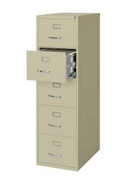 Legal size file cabinets (8). Workpro File 5 Drawer Legal Size Putty Office Depot