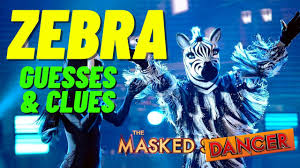 Fans have been split on who this dancer is, but we have been following the clues since his first performance to confirm his identity. The Masked Dancer Zebra Clues And Judges Guesses Youtube
