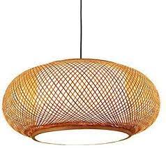 Litfad Antique Lantern Pendant Lighting Rattan Single Light Weaving Natural Wooden Ceiling Hanging Hanging Ceiling Lights Antique Lanterns Wicker Pendant Light