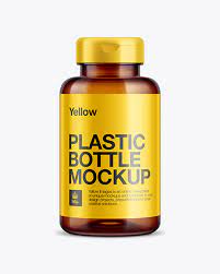 Download Amber Plastic Pill Bottle Mockup In Bottle Mockups On Yellow Images Object Mockups